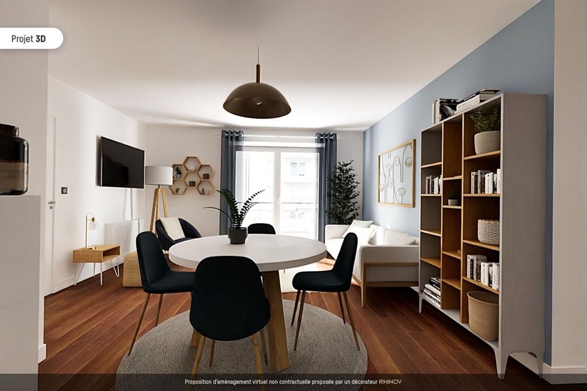 Appartement Beuvrages 3 pièce(s) 60.46 m2 + parking