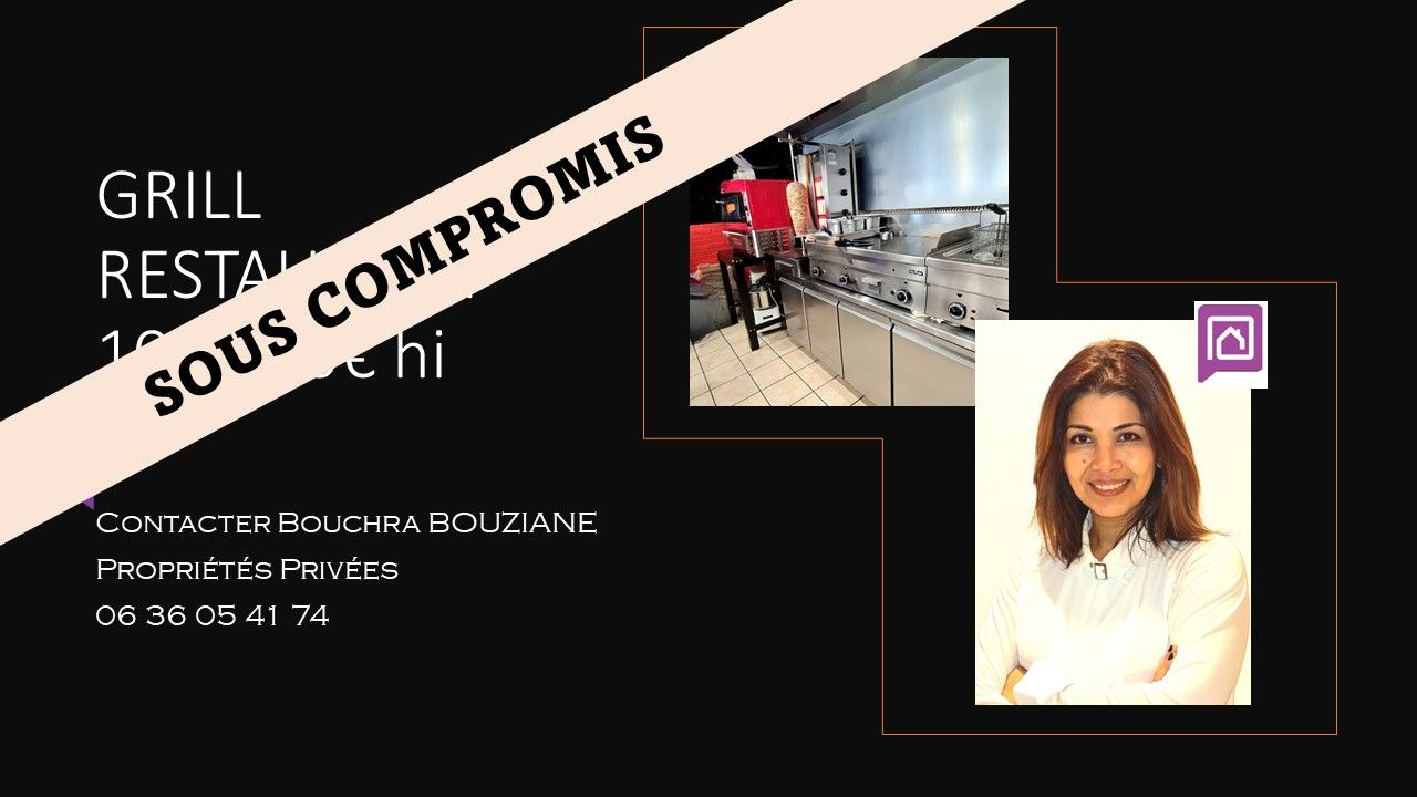 VILLEMOMBLE - RESTAURANT 22 COUVERTS , GRANDE VITRINE