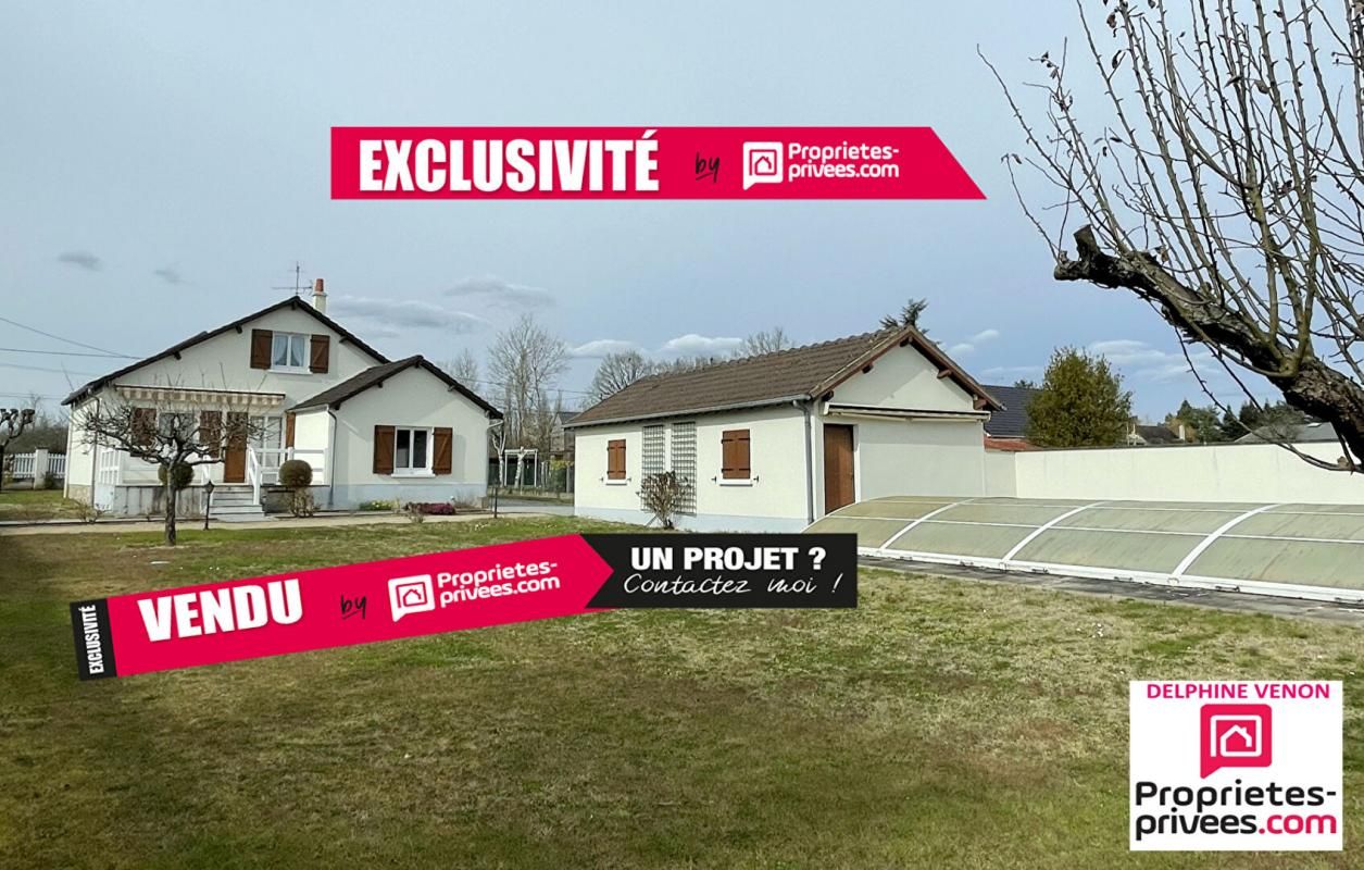 Exclusivité - Maison 3 chambres + garage attenant + double garage extérieur terrasse et piscine à Vitry Aux Loges