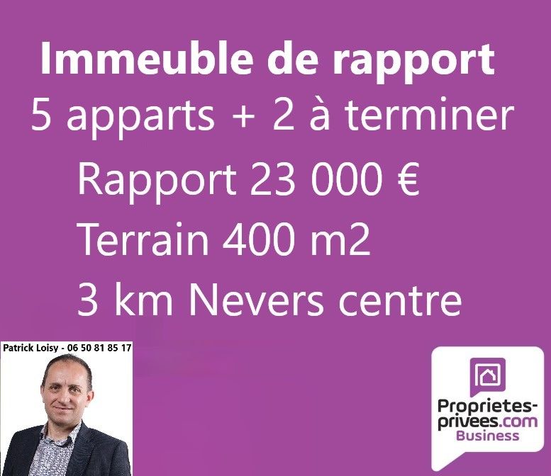 EXCLUSIVITE  NEVERS - IMMEUBLE DE RAPPORT