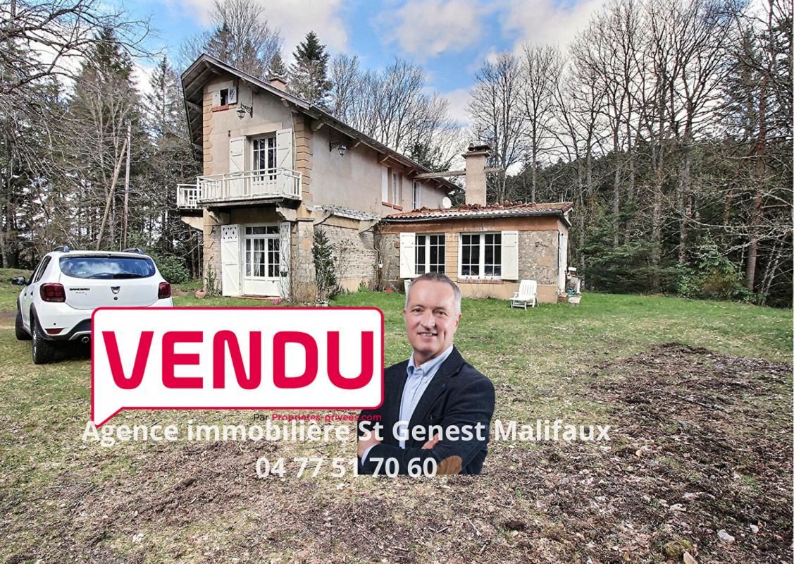 *** VENDU **** PLANFOY 42660 maison bourgeoise à rénover 5 chambres sur 28000m² de terrain