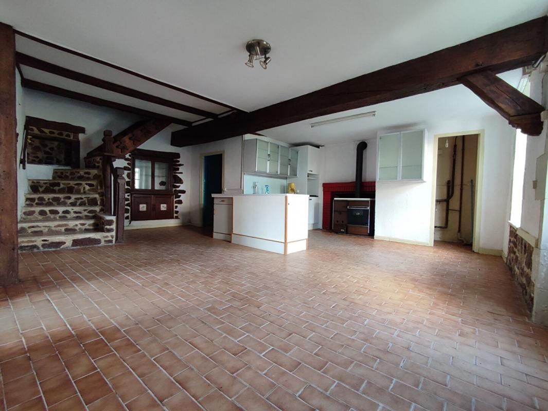 maison  3 chambres terrain