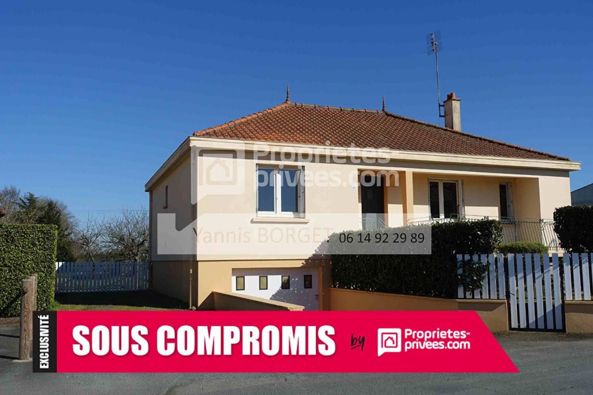 Maison sur sous-sol - 90 m2 - jardin de 1 000 m² - La Rabatelière