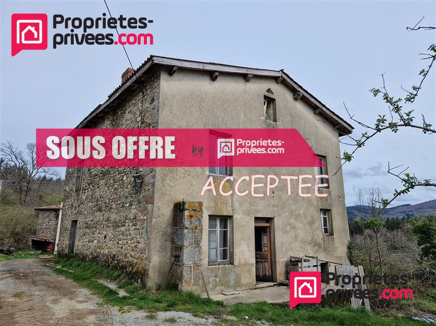 Maison de pays Sainte Agathe 8 pièce(s) 150 m2 + terrain 1ha 250 avec source +  grange 110m2 + terrain 700m2