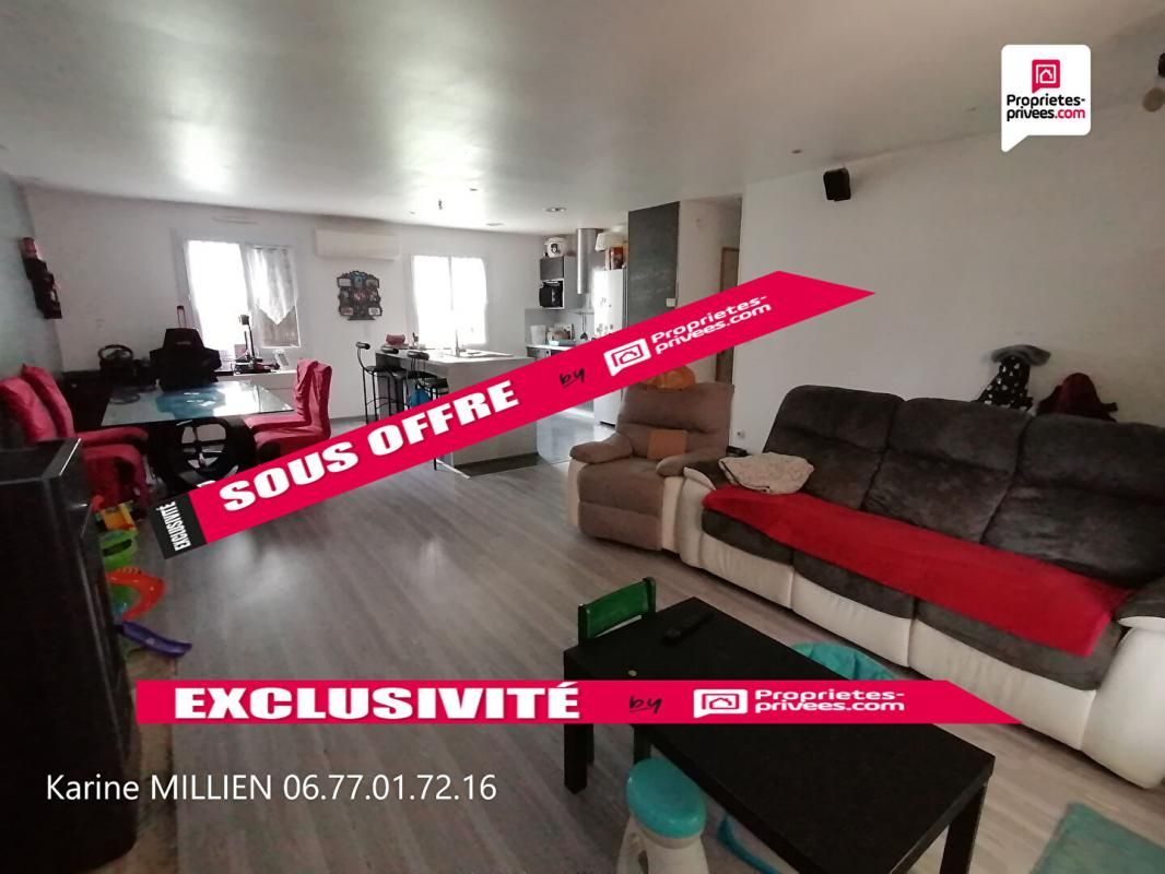 MAILLEBOIS 28170 Maison individuelle de plain-pied - 2 chambres - 1 bureau - 2 cabanons de jardin - terrain - 153 990 HAI