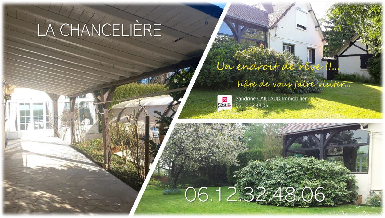 HOUDAN (78550) - PROPRIETE DE STANDING - 5 chambres - bureau - véranda - annexes - terrain 3177m² - 850000 Euros HAI