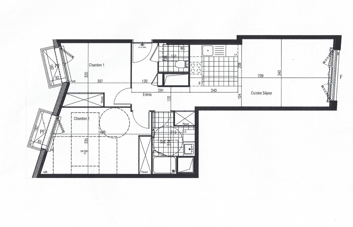 Appartement 3 pièces 65.10 m2