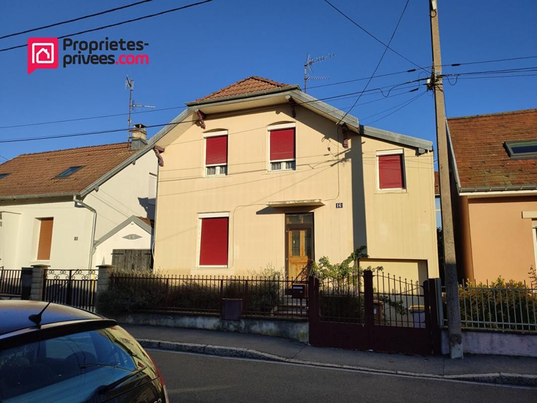 Maison Belfort 5 pièces  87m2 sur 216 m² de terrain clot