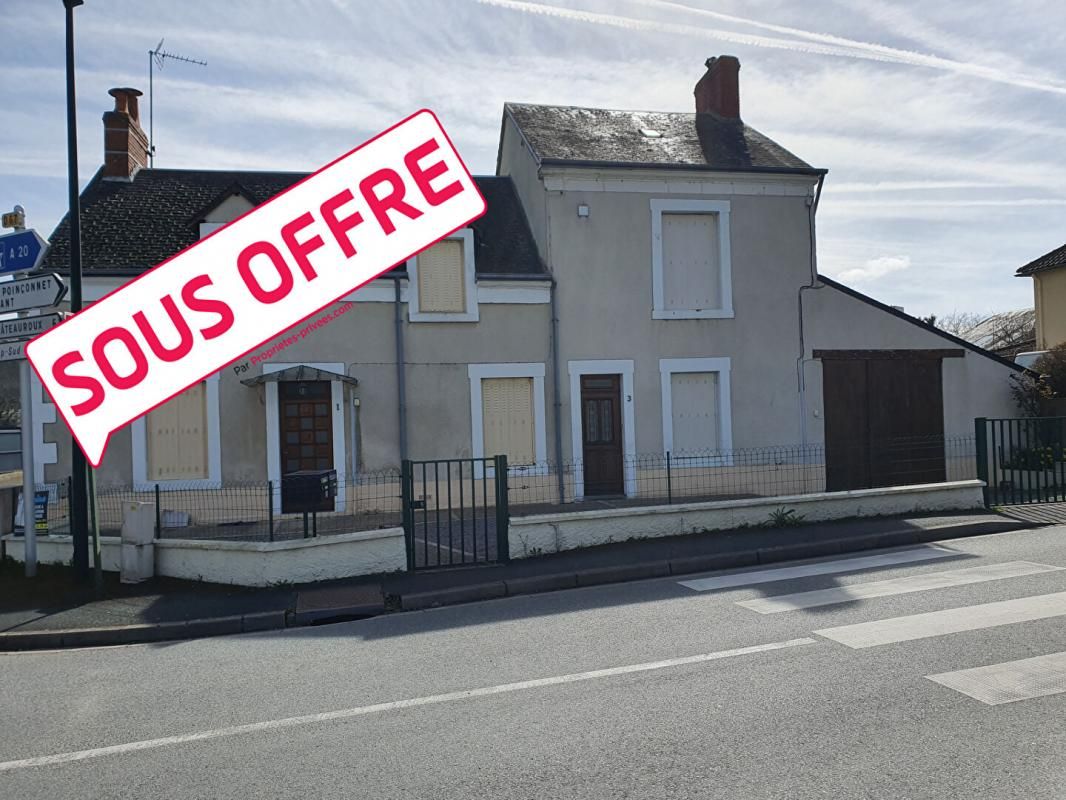 Maison de village Saint Maur 5 pièce(s) 89 m2 avec garage et jardin