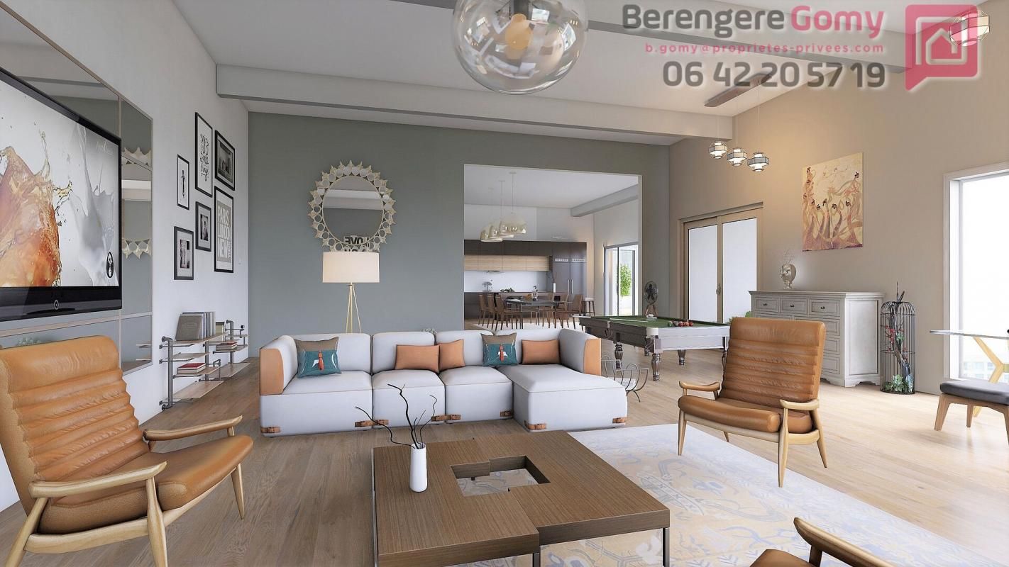 Appartement de 135 m2 au dernier étage avec 4 chambres et une superbe pièce de vie