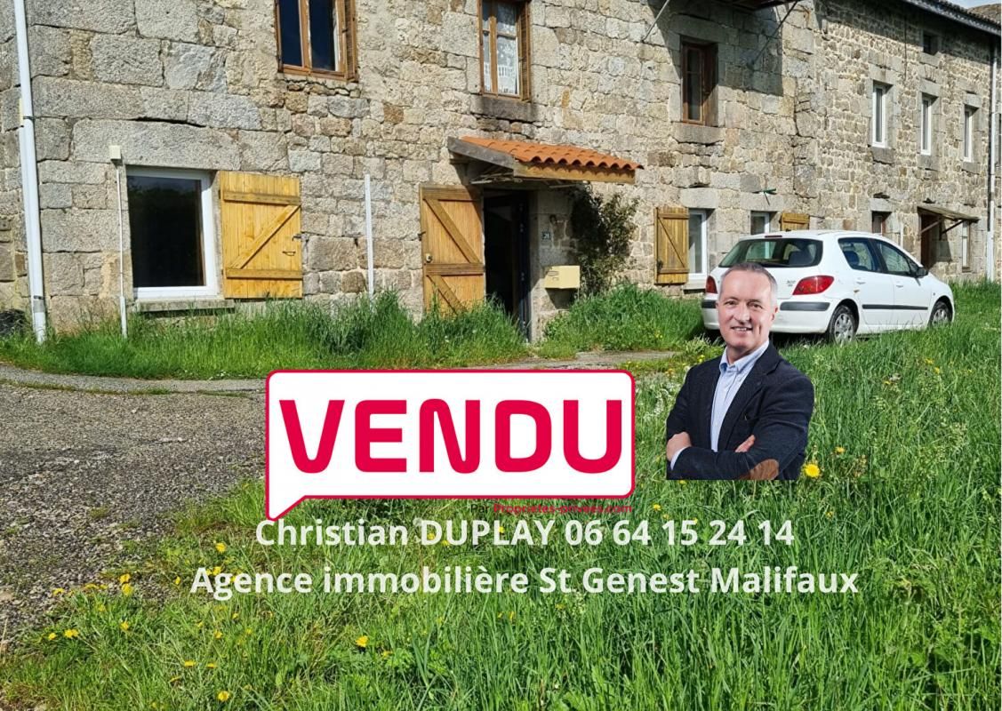 *** VENDU *** Saint Régis du Coin 42660 appartement en rez-de-jardin 64m² deux chambres