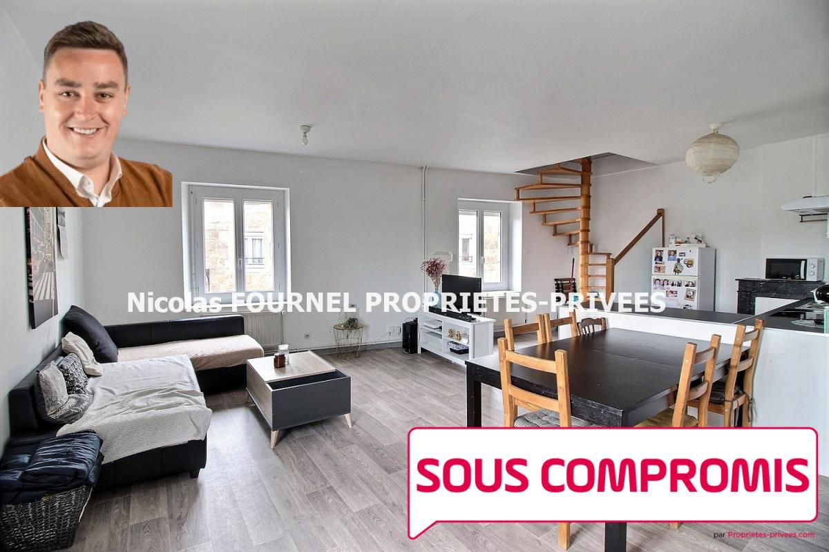 ***SOUS COMPROMIS*** Saint Genest Malifaux Centre village appartement duplex 3 Chambres 87m² habitables