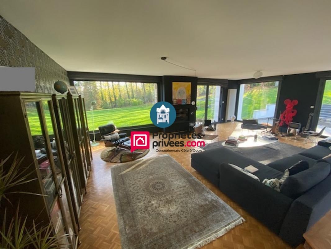 BOULOGNE-SUR-MER Maison d'architecte contemporaine 317M2, 5 chambres, parc d'1ha 4