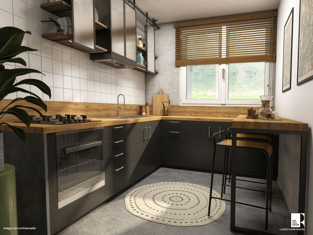ROUEN Bel appartement RENOVE lumineux T3 d'environ 73 m² avec parking 4
