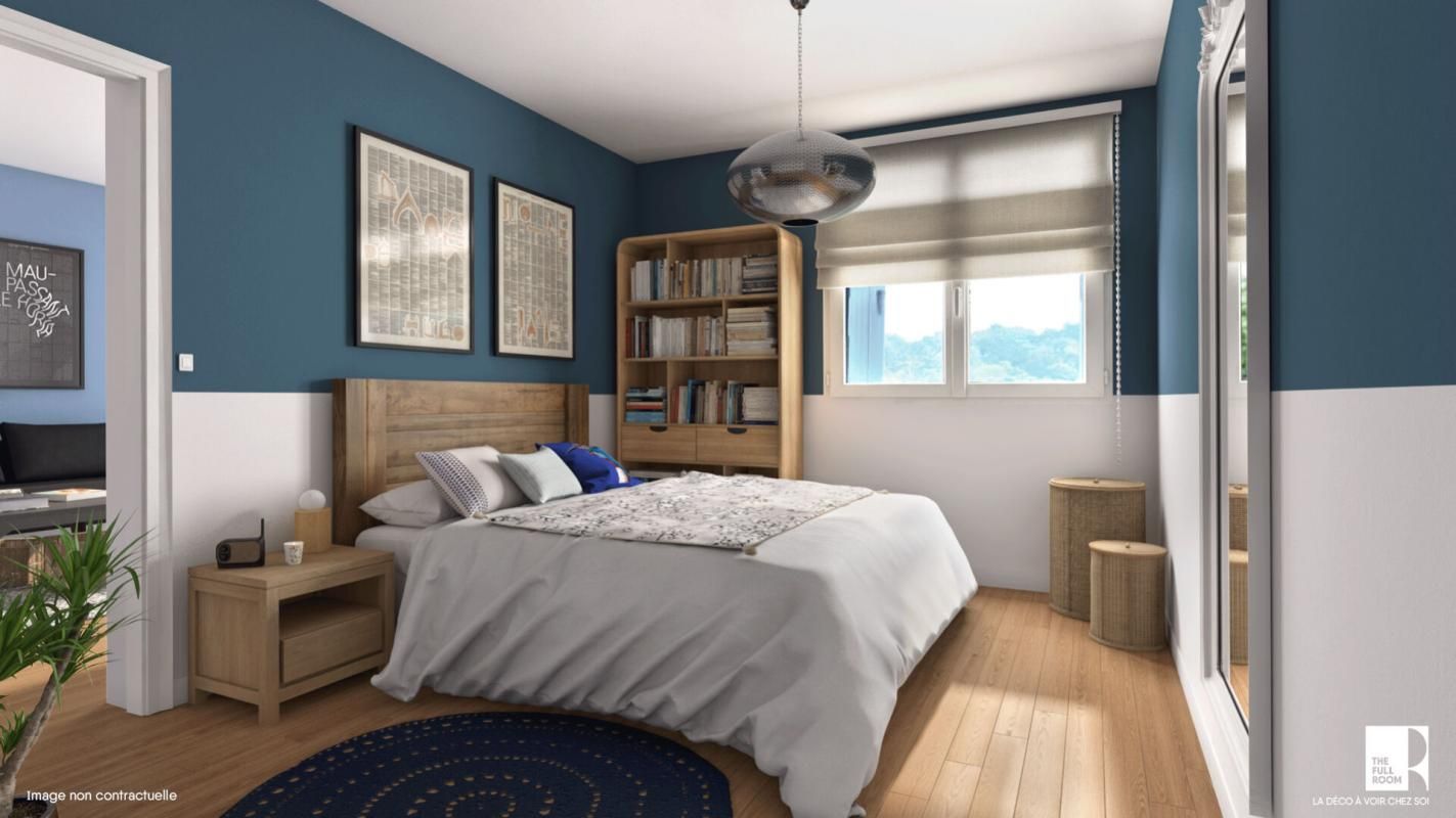 ROUEN A SAISIR ! ROUEN DROITE, vue dégagée, T2 RENOVE - 56m² - 3ème étage ascenceur 3