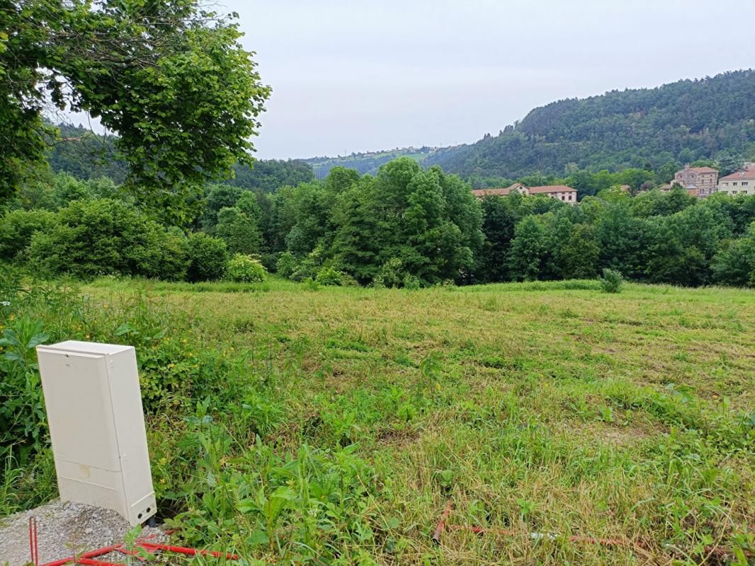 PONT SALOMON 43330 Proche du centre et de la RN88. Parcelle de terrain à bâtir hors lotissement 600m² dont 500 m² constructible