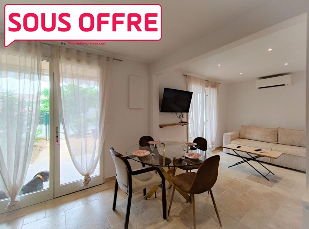 LA LONDE-LES-MAURES EXCLUSIVITE : Appartement La Londe Les Maures 2 pièces 38m²+14m²terrasse+40m² jardin+parking sécurisé 1