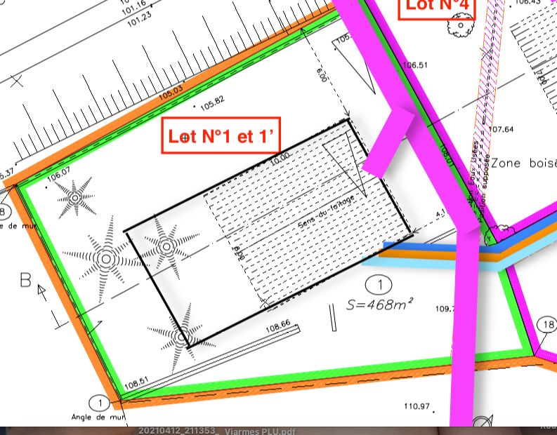 Terrain 460m2 Viabilisé