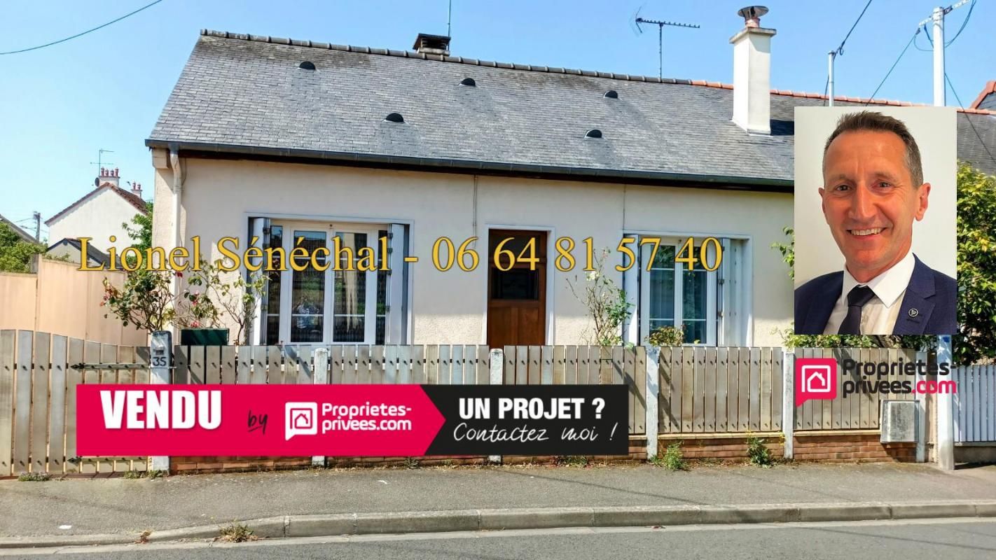 Maison de ville de plain - pied 5 pièces 88 m2 + studio indépendant de 17 m2 à LE MANS