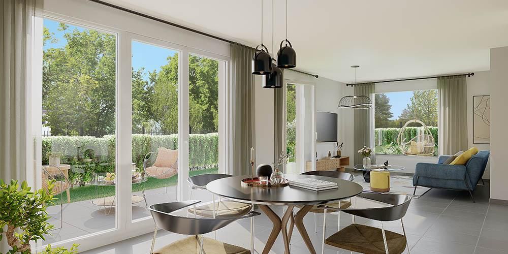 EXCLUSIVITÉ BARR 67140 - Appartement T5 , Jardin vue vignoble