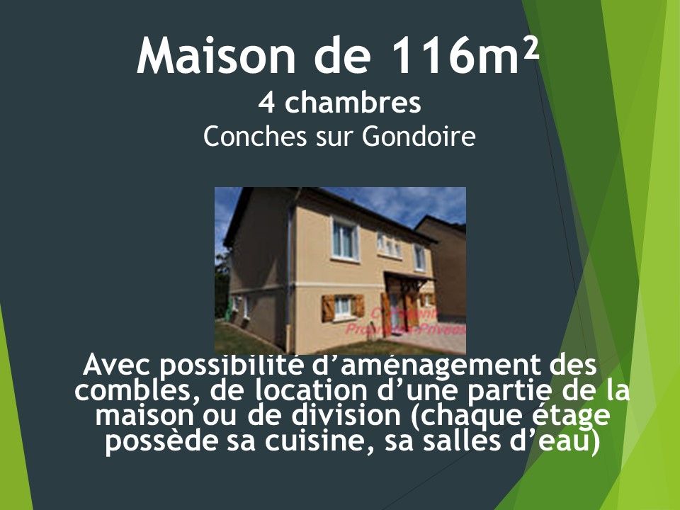 Maison Conches Sur Gondoire 6 pièce(s) 116 m2