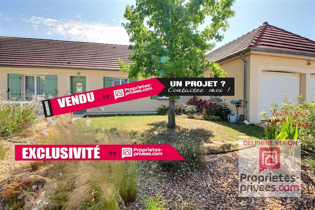Exclusivité -Maison de plain pied 4 chambres + bureau sur un terrain de 717 m² à Chateauneuf Sur Loire