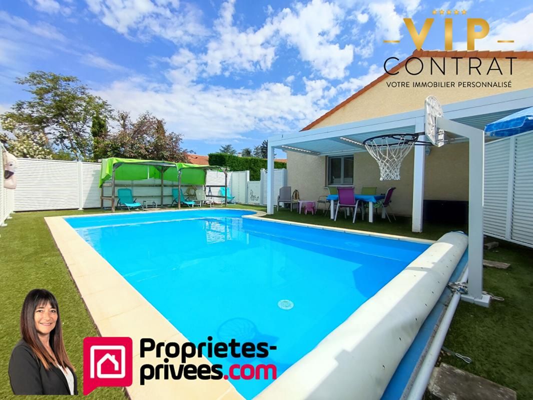 Riorges, villa  PP - 4 chambres avec piscine