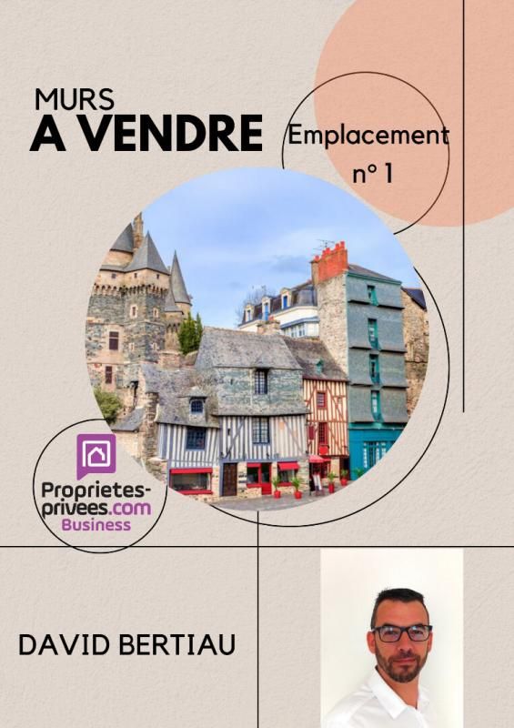 35500 VITRE - MURS COMMERCIAUX , COMMERCE ET LOGEMENTS -  CENTRE VILLE