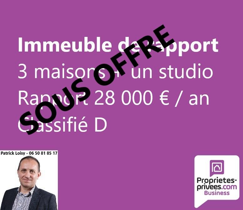 SECTEUR NEVERS, IMPHY - IMMEUBLE DE RAPPORT 360 M²