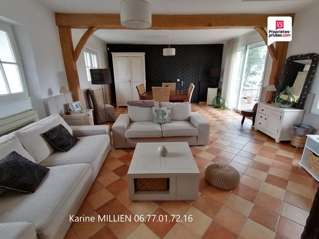 DREUX 28100 Maison individuelle de type longère - 1 étage - 5 chambres  - Dépendance aménagée - Terrain - 332700  HAI