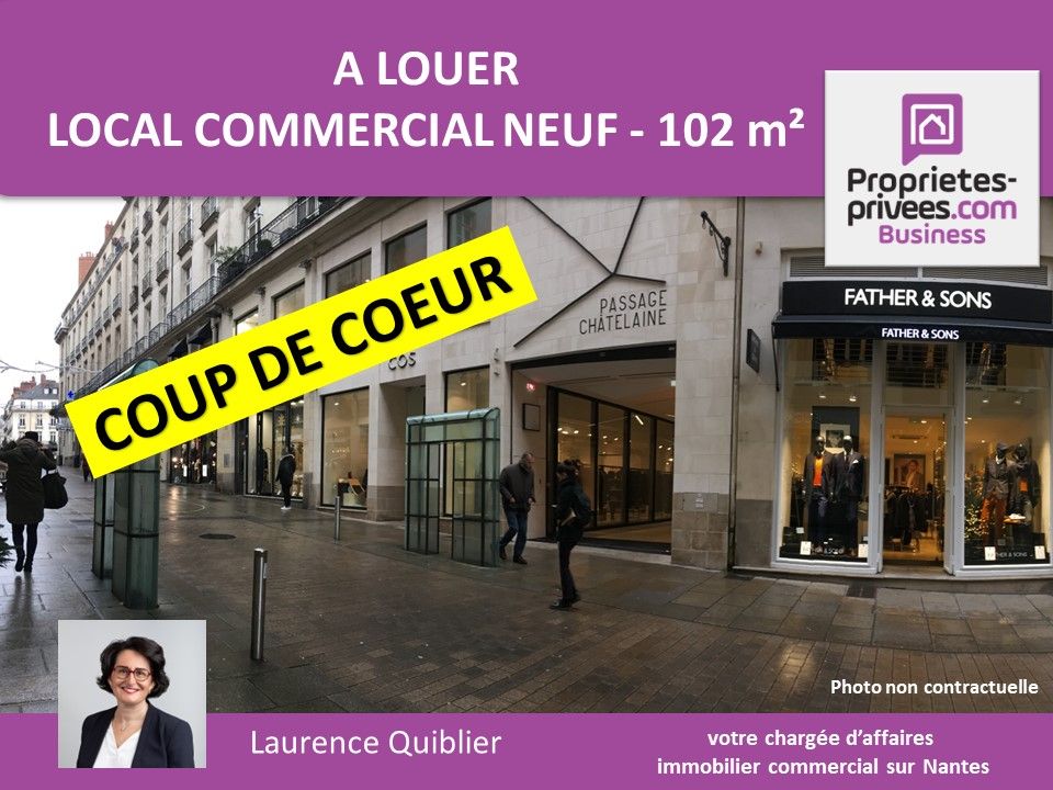 NANTES CENTRE-VILLE - LOCAL COMMERCIAL 102 m² SERVICES
