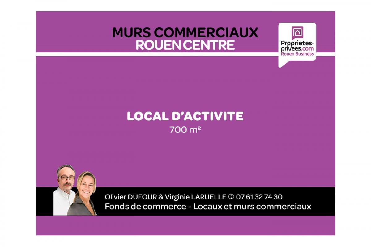 ROUEN Rouen centre rive gauche murs commerciaux 700m² loués 1