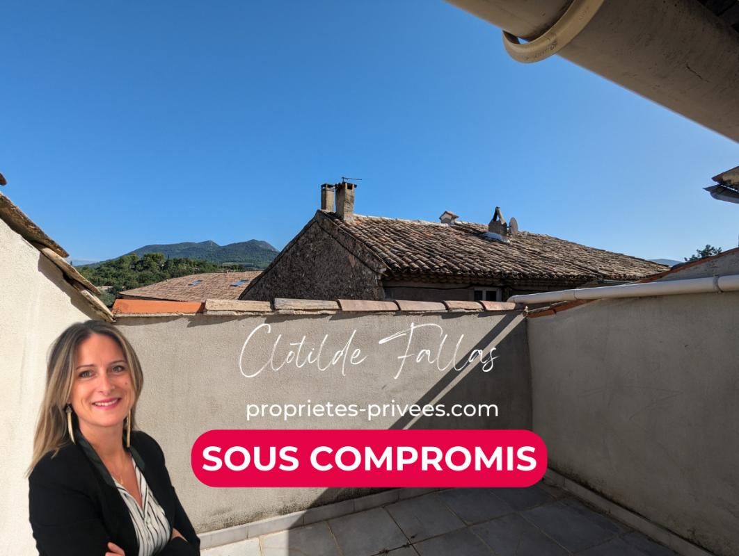 Maison de village 66 m² avec terrasse tropézienne à Mirabel aux Baronnies