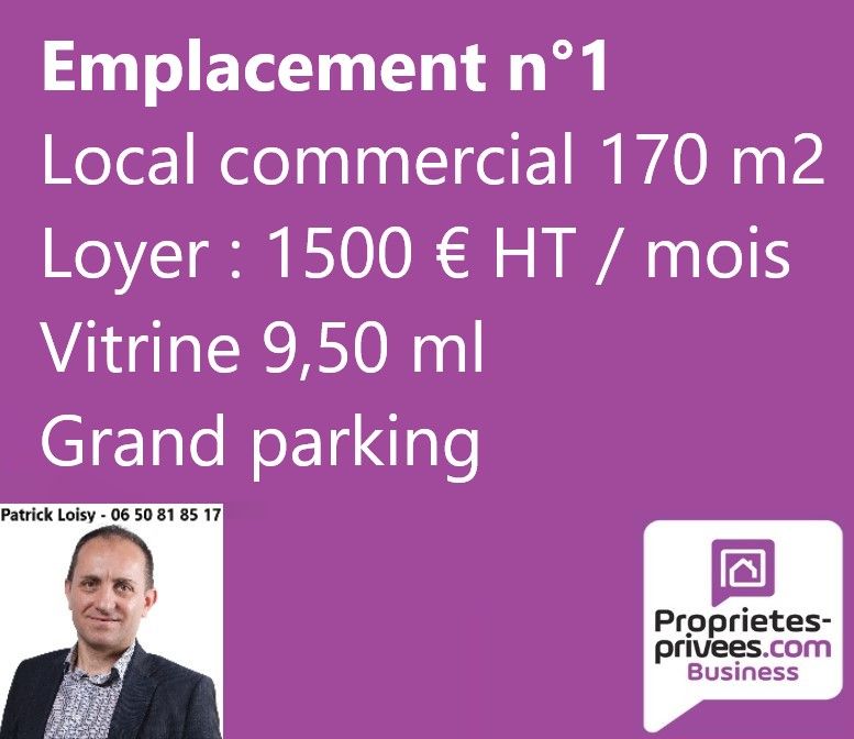 58000 NEVERS - LOCATION LOCAL COMMERCIAL , GRANDE VITRINE