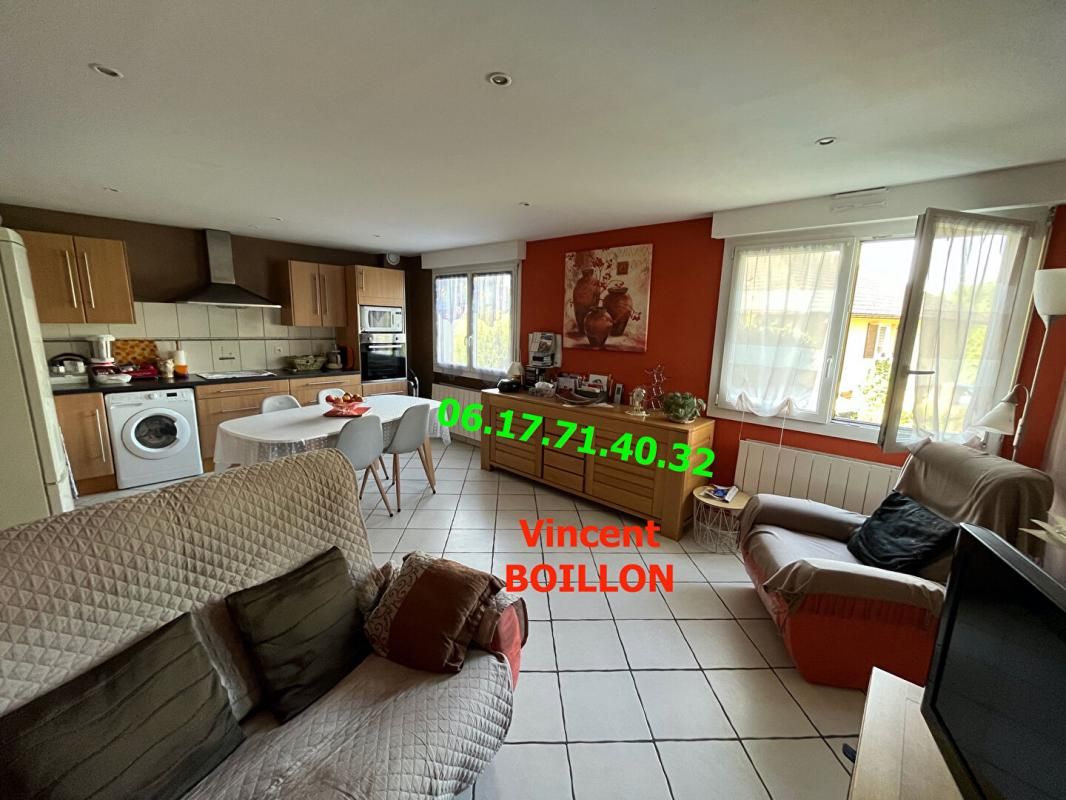 Appartement Mandeure T3 60 m2 avec Garage + Cave + Parking privatif