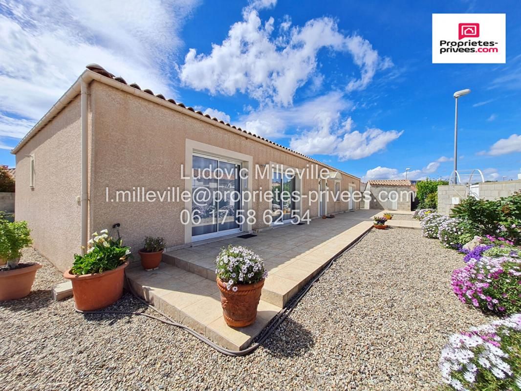 Villa type 6 avec grand garage sur 672m² de terrain