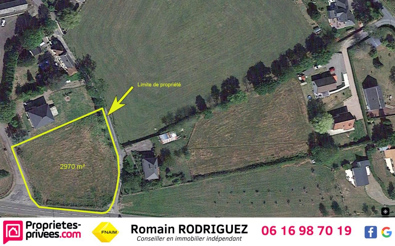 ATHIS-VAL-DE-ROUVRE (61430) - Terrain à bâtir de 2970 m² - viabilisé et borné
