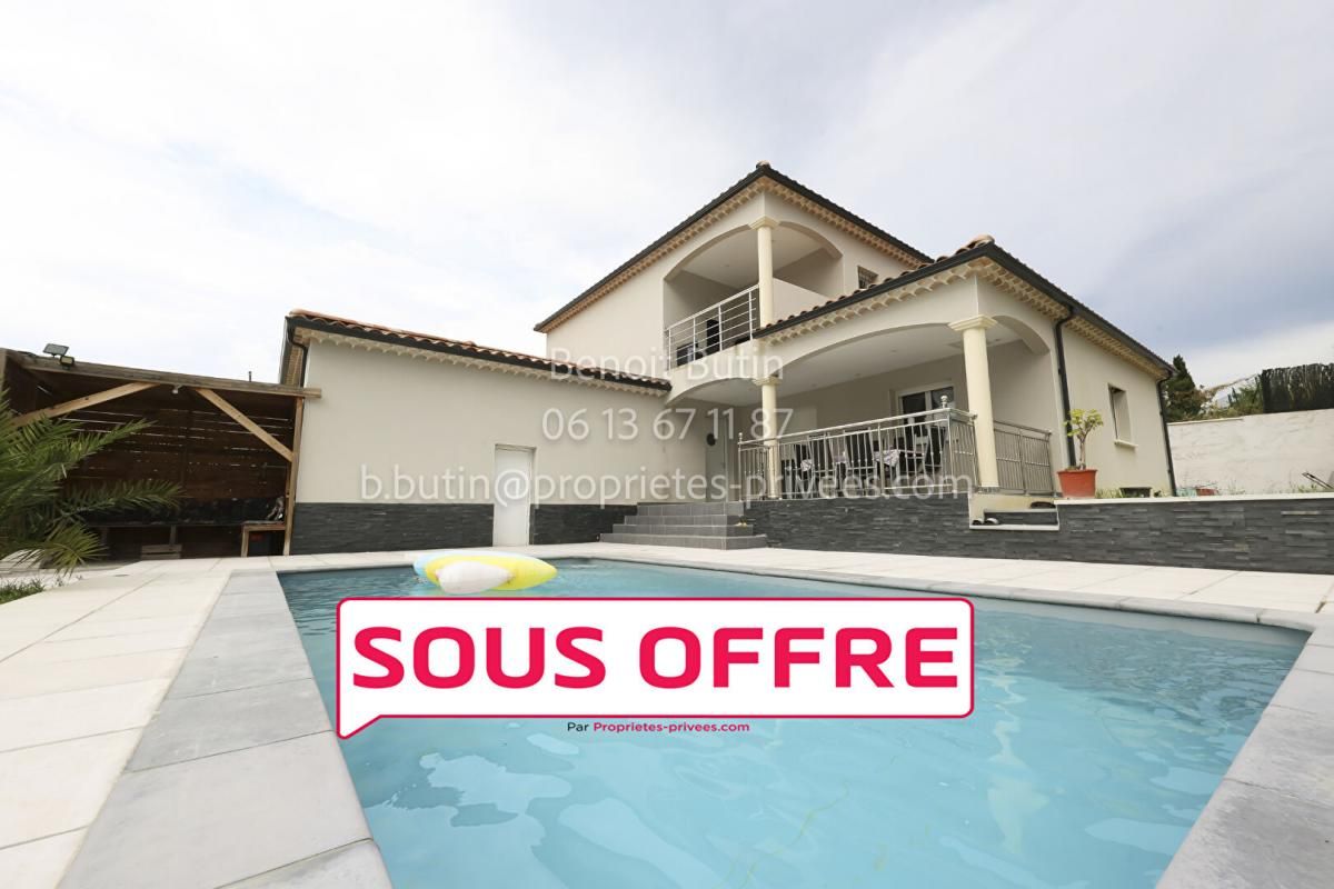 MALATAVERNE Villa 146m², 5 chambres, sur 791m² de terrain avec piscine à Malataverne 458 000 1