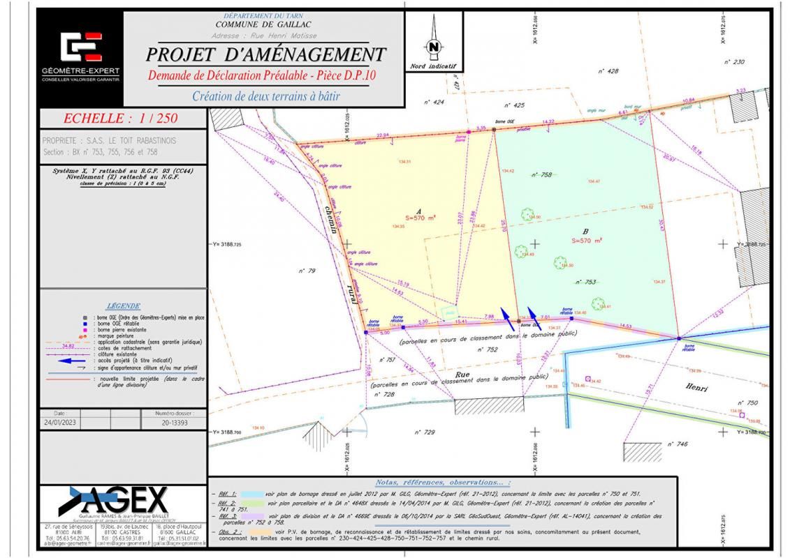 GAILLAC Terrain Constructible Gaillac - secteur centre ville 1