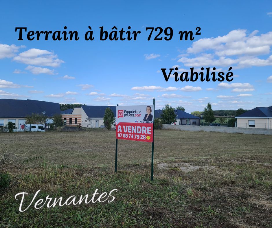 Terrain à bâtir viabilisé - 729 m² - VERNANTES