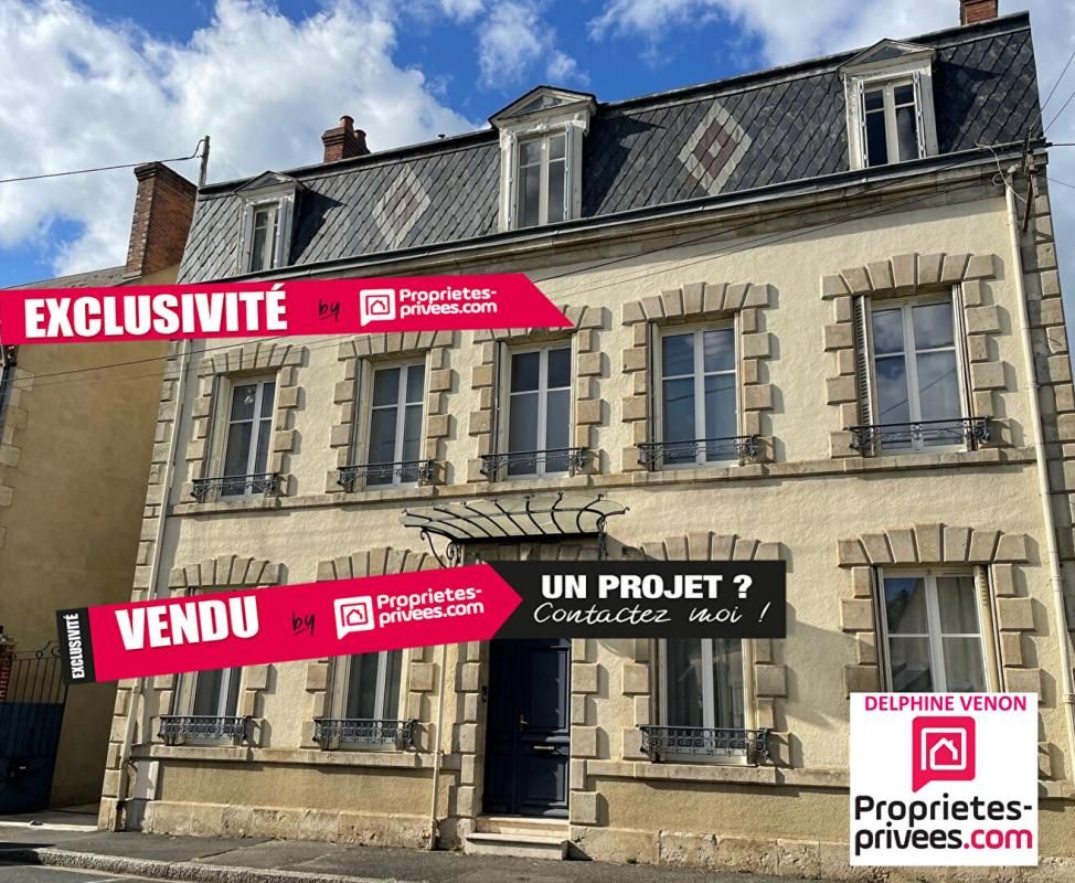 Exclusivité - Demeure de prestige avec beaucoup de cachet en centre ville de Chateauneuf sur Loire sur un parc de 1450 m²