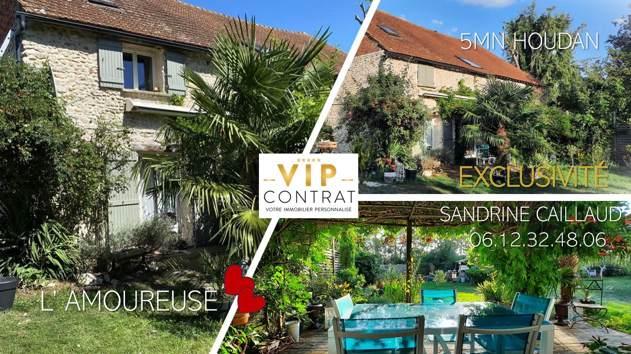 EXCLUSIVITE VIP -  5MN HOUDAN 78550 - Maison ancienne rénovée - 4 chambres - grenier - Terrain 712m² - 324000 Euros HAI