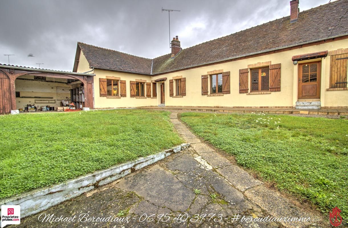 60510 - Laversines - Maison Laversines 6 pièce(s) 130 m2 - Terrain - Dépendance