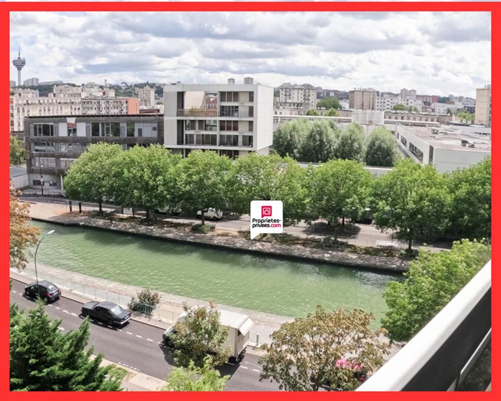 93500 PANTIN- Secteur Canal de l'Ourcq -Appartement 2 pièces 64,27 m²- Loggia - Balcon - Parking- Cave