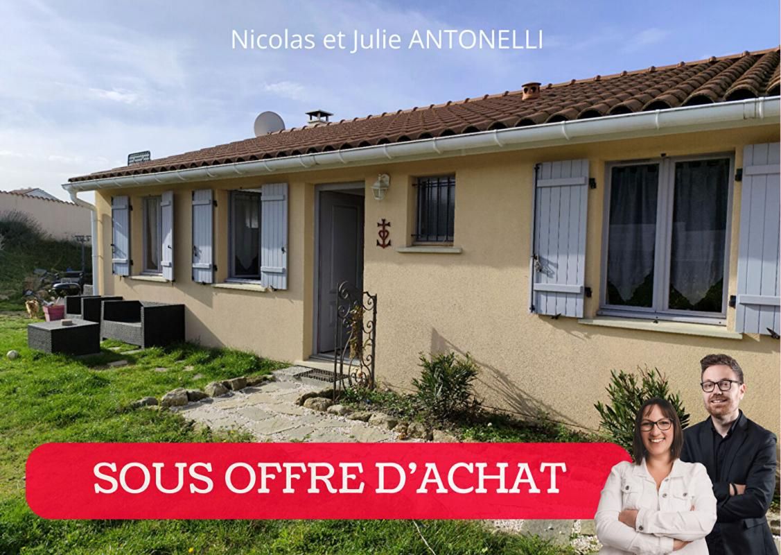 Saint Just Malmont 43240 Maison plain-pied 90m² trois chambres garage sur 680m² de terrain