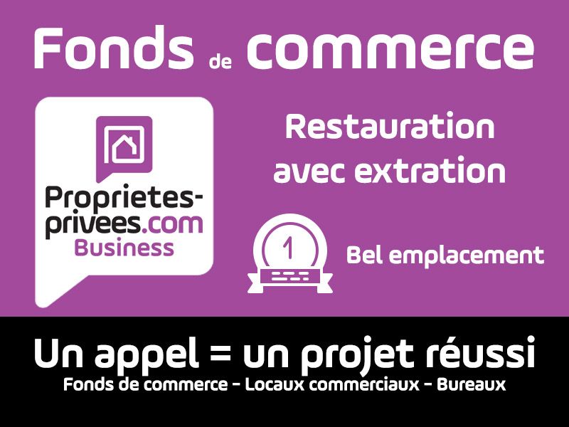PARIS-18E-ARRONDISSEMENT EXCLUSIVITE  75018 PARIS   Ordener/ Championnet ; Restaurant 30 couverts avec extraction et petite terrasse 2