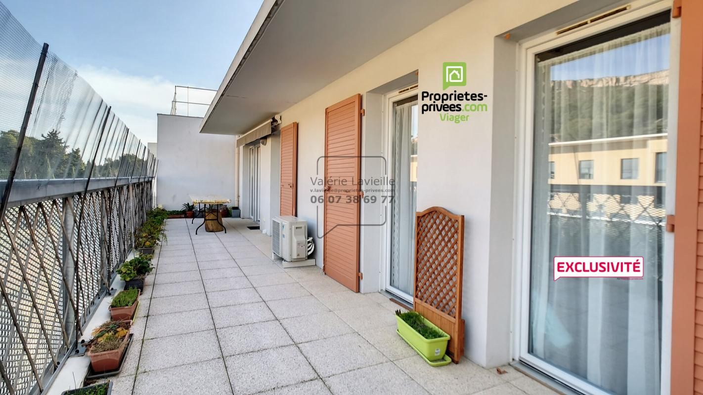 VITROLLES (13) - Exclusivité - VIAGER OCCUPE - TYPE 4 DERNIER ETAGE + TERRASSE