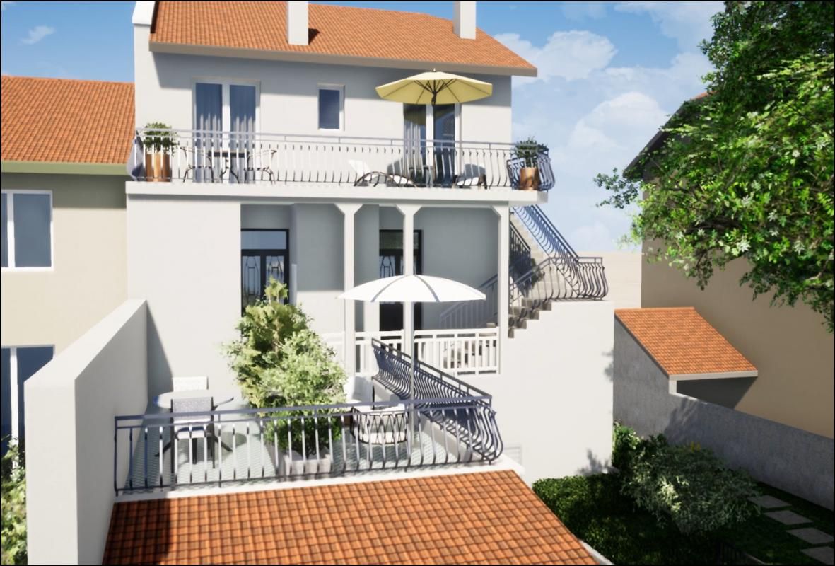Appartement Lyon 1 pièce(s) 23.72 m² avec terrasse