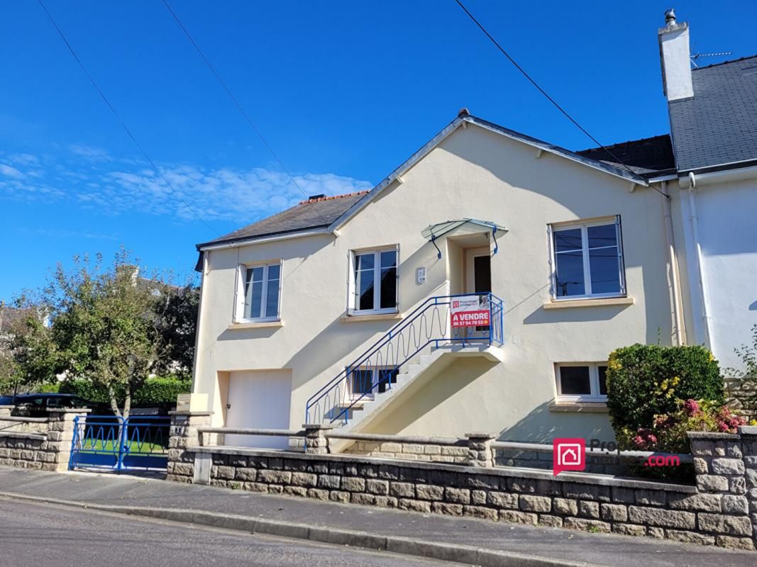 QUIMPER - secteur Moulin vert - Maison sur sous sol complet 89 m2 environs- 3 chambres