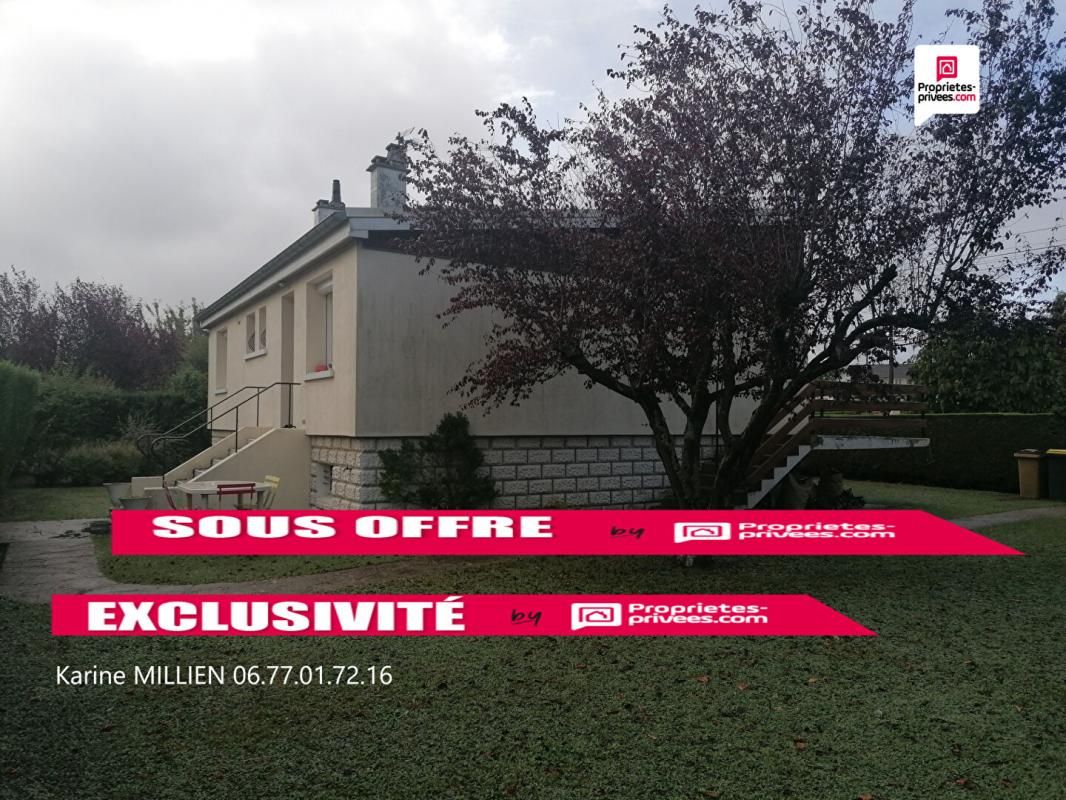 VERNOUILLET 28500 Maison individuelle - 2 chambres - Sous sol total avec 3ème chambre possible - Garage - Terrain - 155 990 HAI